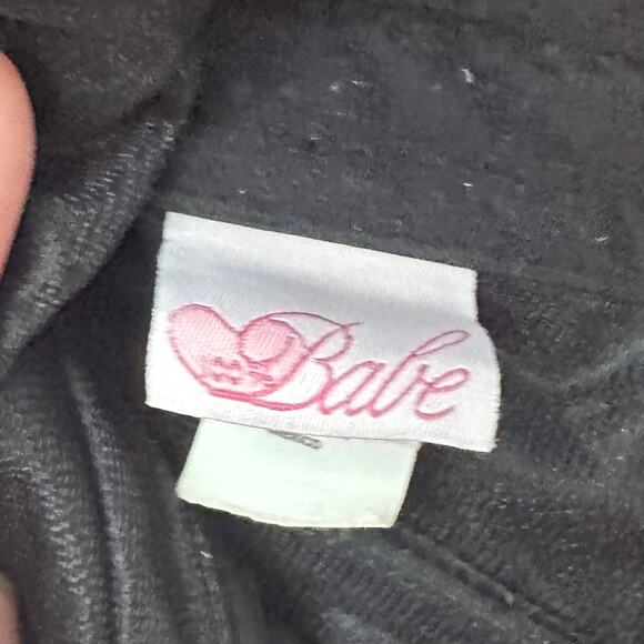 100% Babe y2k punk Black and Plaid Sequined Skull Bustier Corset‎ Top Size 34 - Picture 2 of 7